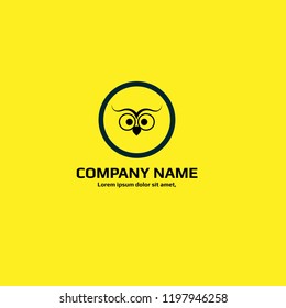 Education owl logo concept