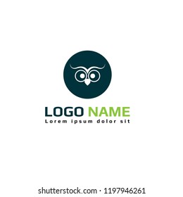 Education owl logo concept