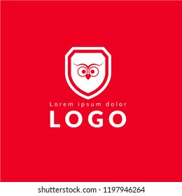 Education owl logo concept
