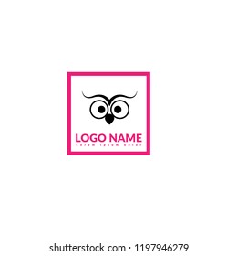 Education owl logo concept