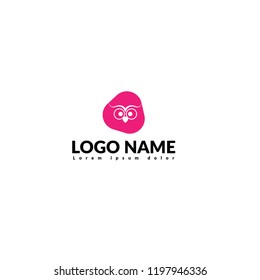 Education owl logo concept