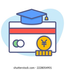 Education, payment, expenses Modern concepts flat design, Premium quality vector illustration concept. Vector symbol.