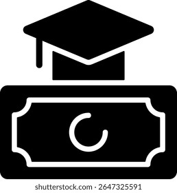 Education Payment Modern Black Icon Design