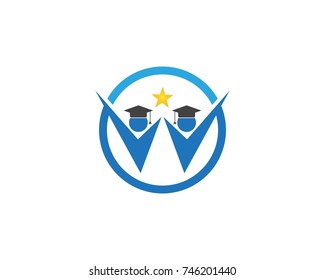 Education people logo design template