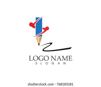 Education people logo design template