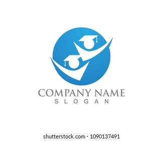 Education people  Logo Template vector illustration design