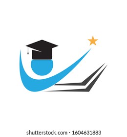 Education people logo vector illustration