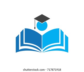 Education Logo Template Vector Icon Illustration Stock Vector (Royalty ...