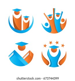 education people school logo template