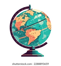 Bildungs-geographische Weltkarte Symbol einzeln