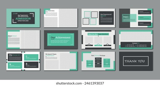 education presentation slide education pitch deck slide design