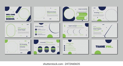 education presentation slide education pitch deck slide design