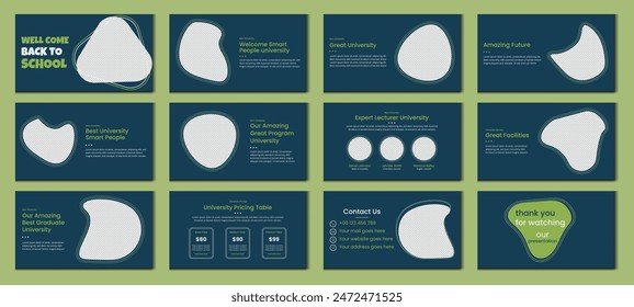 education presentation slide education pitch deck slide design