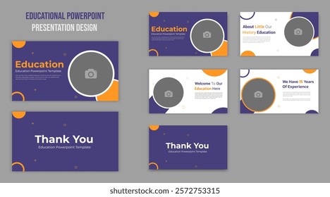 education presentation slide template design or pitch deck slide or sales guide slider template education PowerPoint presentation slide template design or pitch deck slide template children, academic
