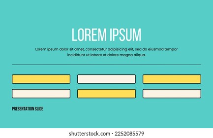 Education Presentation Template with animation concept