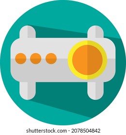 Education projector, illustration, vector, on a white background.