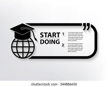 Education Quotation Mark Speech Bubble,design