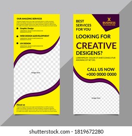 Education Rack Card Flyer Design