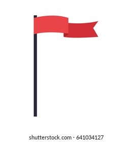 education red flag pole insignia symbol image