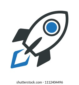 Education Rocket Icon Stock Vector (Royalty Free) 1112404496 | Shutterstock