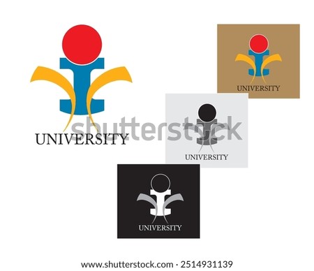 I Education Sample Vector Logo Design