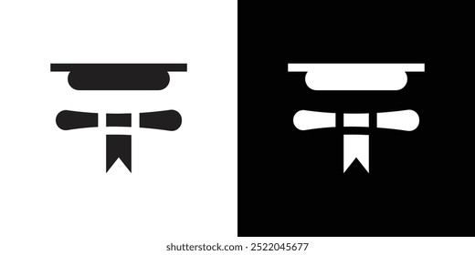 education Scholarship icon simple vector symbol