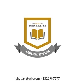 Education, school, campus logo design vector