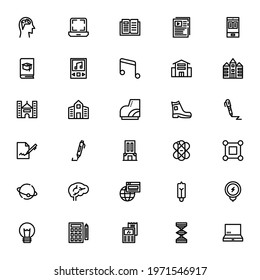 education school icon or logo isolated sign symbol vector illustration - Collection of high quality black style vector icons
