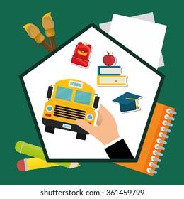 Education and school icons 