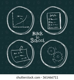 Education and school icons 