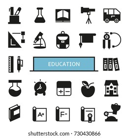 education and school icons
