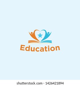 Education School learn logo template design