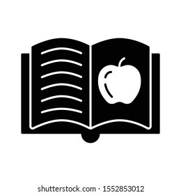 Education & School line icons for book  & notebook 
