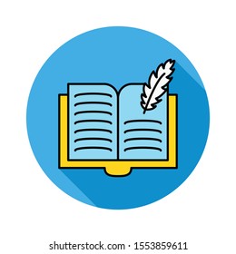 Education & School line icons for boot  & footwear 