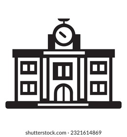 Education and School line icons for building and university sign, vector graphics, a linear pattern on a white background, editable stroke vector illustration eps 10