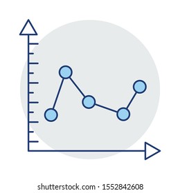 Education & School line icons for chart  & report 