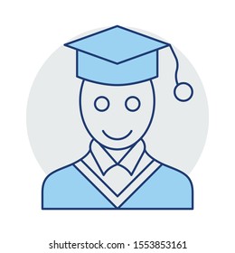 Education & School line icons for  diploma &  education