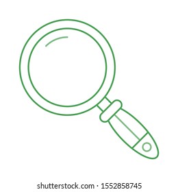 Education & School line icons for glass  & research 