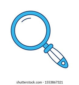 Education & School line icons for glass  & research 