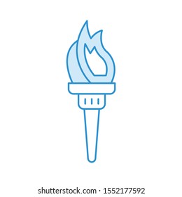 Education & School line icons for light  & fire 