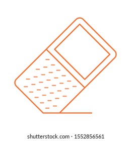 Education & School line icons for rubber  & drawing 