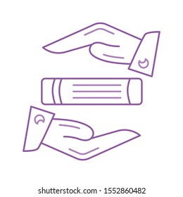 Education & School line icons for safety  & protection 