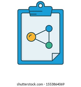 Education & School line molecule structure icon