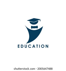 education school logo design vector