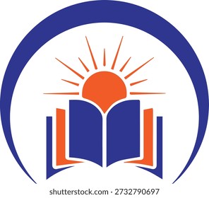 Education school logo template, in vector illustration.
Costume logo create, in vector file  
Generic academic emblem design ideal for schools, colleges, universities, training centers, e-learning platforms, stationery, branding and educational marketing materials.