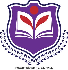 Education school logo template, in vector illustration.
Costume logo create, in vector file  
Generic academic emblem design ideal for schools, colleges, universities, training centers, e-learning platforms, stationery, branding and educational marketing materials.
