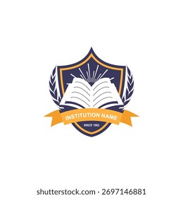 Diseño de Vector del logotipo de la escuela de Educación