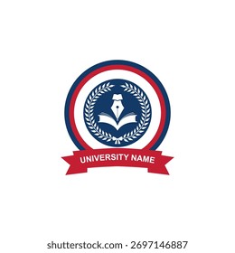 Diseño de Vector del logotipo de la escuela de Educación