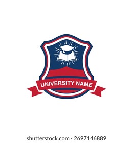 Diseño de Vector del logotipo de la escuela de Educación