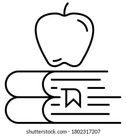 Icono de la educación, la escuela, la ciencia y el conocimiento